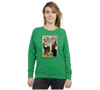 Elf Women's OMG Santa Photo Sweatshirt in Green | Size: Small Elf Green S