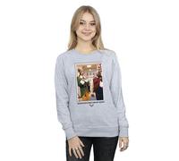 Elf Women's OMG Santa Photo Sweatshirt in Grey | Size: Medium Elf Grey M