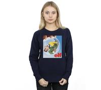 Elf Women's Snow Globe Poster Sweatshirt in Navy | Size: 2XL Elf Navy 2XL
