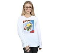 Elf Women's Snow Globe Poster Sweatshirt in White | Size: 2XL Elf White 2XL