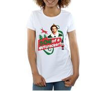 Elf Women's Son Of A Nutcracker Cotton T-Shirt in White | Size: 2XL Elf White 2XL