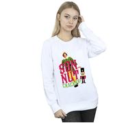 Elf Women's Son Of A Nutcracker Sweatshirt in White | Size: 3XL Elf White 3XL