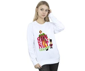 Elf Women's Son Of A Nutcracker Sweatshirt in White | Size: Small Elf White S