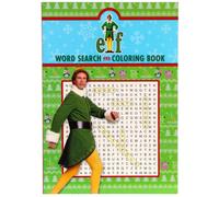 Elf Word Search and Coloring Book