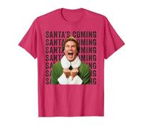 Elf Xmas Movie Will Ferrell Buddy Santa Holiday Fun Classic T-Shirt, Men, Red Heather, Medium