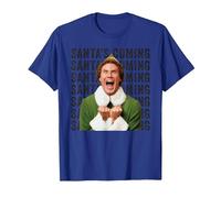 Elf Xmas Movie Will Ferrell Buddy Santa Holiday Fun Classic T-Shirt, Men, Royal Blue, 3X-Large