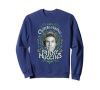 Elf Xmas Movie Will Ferrell Buddy Santa Muggins Fun Classic Sweatshirt, Adult Unisex, Navy Blue, Large