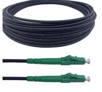 Elfcam® - 10 m LSZH Single Mode LSZH Fiber Optic Cable in Reinforced Steel LC/APC to LC/APC Simplex