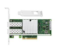 Elfcam® - 10GB SFP+ Ethernet Card with Intel X520-DA2-82599EN Chip, 10GB PCI Express x8 LAN Adapter, 10GB NIC for Windows Server, Win7/8/10, Linux, 2x 10G SFP+ Ports (2x 10G SFP+)
