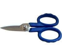 Elfcam® - 2 Pack Kevlar Scissors for Fiber Optics, Super Multi Cutter Made in High Carbon Alloy Steel, Serrated Blade Shear for Gripping Materials, Manufactured by Nusharp