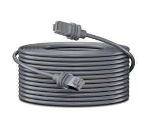 Elfcam® - 25m Starlink Gen 3 Ethernet Extension Cable - 26AWG Cat6, Up to 10 Gbps, IP68 Waterproof Outdoor/Indoor RJ45 Plug & Play