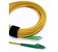 Elfcam - 5m Fiber Optic Cable SC to LC OS2 Singlemode Simplex LSZH, Yellow (5M)