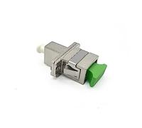 Elfcam® - Adapter Coupler of Fiber Optic Cable Singlemode Simplex LC/APC Female to SC/APC Female, Pack of 1