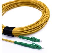 Elfcam Câble à Fibre Optique LC/APC à LC/APC Monomode Simplex, 9/125 μm Jarretière Optique LSZH (15m)