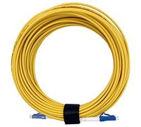 Elfcam - Câble à Fibre Optique LC/UPC à LC/UPC Simplex Monomode 9/125μm, Jarretière Optique LSZH (3M)