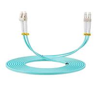 Elfcam - Fiber Optic Cable LC/UPC to LC/UPC, OM3 Multimode Duplex 50/125um LSZH, 7M