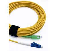 Elfcam Fiber Optic Cable SC/APC to LC/UPC Simplex Singlemode 9/125μm LSZH, 10M, white