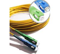 Elfcam® Fibre Optic Cable Compatible with SC/APC to SC/UPC Free Box 3 m