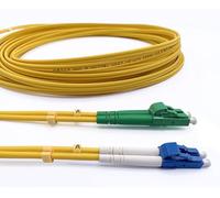 Elfcam® - LC/APC to LC/UPC Duplex Single-mode Fibre Optic Cable, 9/125μm OS2 LSZH (5M)