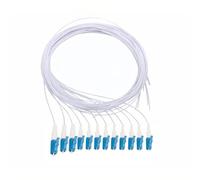 Elfcam® - Optical Fibre Pigtail 12 Fibre Simplex Singlemode LC/UPC 9/125um OS2, White