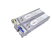 Elfcam® - SFP Module 1.25G, Fibre Optic Cable Connector Mono-Mode LC/UPC, 10KM DDM, Compatible with Cisco, Huawei, D-Link, Mikrotik (TX 1310nm and TX 1550nm)