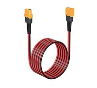 ELFCULB 10AWG 20FT XT60 Extension Cable XT60 Male to Female Connector Charging Cable for Portable Power Station, Solar Panel, RC Lipo Battery to ESC (6M)