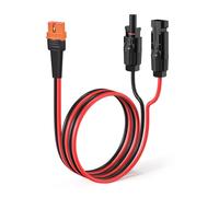 ELFCULB 10AWG 2FT Solar to XT60i Charging Cable Solar Connector to XT60i Adapter Cable for Solar Panel to Portable Power Station (0.6M)