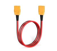ELFCULB 10AWG 2FT XT90 Male to Female Extension Cable, XT90 Extension Cable for RC, Lipo Battery, Drones, E-bikes, Portable Power Stations (0.6M)