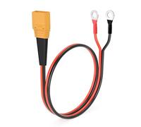 ELFCULB 10AWG 2FT XT90 Male to O Ring Terminal Cable, Ring Terminal to XT90 Cable, Compatible with LiFePO4, AGM, Deep-Cycle, and EV Lead-Acid Batteries with M8 Terminals (0.6M)