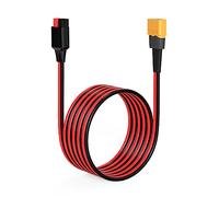 ELFCULB XT60 to Anderson Adapter,12AWG XT60 Male to Anderson Connector Cable for RC Battery Solar Portable Power Power Station and Solar Panel(6FT)