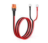 ELFCULB XT60i to O Ring Terminal Cable,12AWG XT60i Female to O Ring Connector with Tinned Pure Wire,for RC Battery Solar Portable Power Power Station and Solar Panel(2FT)