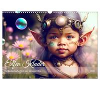 Elfen Kinder - The magical world of little elves UK-Version (Wall Calendar 2026 DIN A3 Landscape), CALVENDO 12 Month Wall Calendar