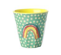 Elfenstall Rice Mug Melamine Cup 100% Melamine Rainbow Print Medium