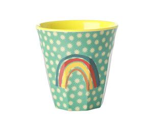 Elfenstall Rice Mug Melamine Cup 100% Melamine Rainbow Print Medium