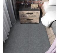 Elffloor Carpet Tiles Self Adhesive Carpet Floor Tiles, Anti-Slip Flooring Rugs for Living Room Office Bedroom, Light Grey Peel and Stick Rugs Thick 4.5mm 30 x 30 cm 20pcs