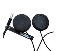ELFINEAR Acoustix Elite Helmet Speakers, Black, 45mm Dynamic Drivers, HiFi Crystal Copper Wire, 3.5mm AUX Compatible with Cardo Sena Headsets (ACOUSTIX Elite 45MM)