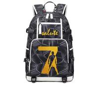 ELFJE Soccer Player R-onaldo Individualized Laser Mechanical Laptop Multifunction Backpack Travel Daypack Fans Bag, Grey-1, One Size, G - Pattern 1