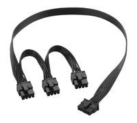 ELFJMZP 12VHPWR to 3x 8Pin PCIe GPU Adaptor Cable, 18AWG Full Copper Adapter 50+15+15cm for ATX 3.0 Modular PSU, Compatible with RTX 3090Ti 4070Ti 4080 4090 Graphics Card