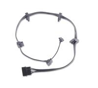 ELFJMZP Heavy Duty 6x SATA Power Extension 72cm - 18AWG Tinned Copper Wires - Server/NAS/RAID Ready