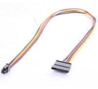 ELFJMZP Server Mini 4P to SATA Hard Drive Power Cable, 50cm/19.7in Length, Compatible with PowerEdge R720/R620/R820/R630/R730, Supports SATA HDD/SSD/Optical Drive