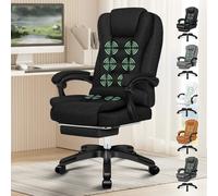 ELFORDSON Executive Office Chair with 8-Point Massage & Seat Heated