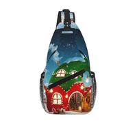 Elfs House Men'S And Women'S Diagonal Chest Bag Shoulder Bag Travel Hiking Leisure Backpack