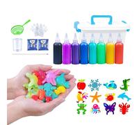 Elfs Toy Set, Aqua Fairy Water Gel Kit, Water Jelly Creative Set, Water Animal Beads Kit, Imaginative Sea Creature Oceans Mold Gel Kits Toy For Kids