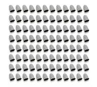 Elfzone Finger Cots Cut Resistant Protector - Finger Covers for Cuts, Gloves Life Extender, Cut Resistant Finger Protectors for Kitchen, Work, Sculpture, Anti-Slip, Reusable (Gray, 60PK)