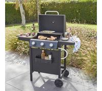 Elgar Black 3 Burner Gas Bbq