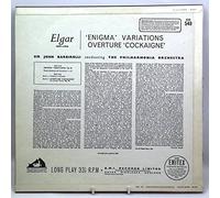 Elgar, Sir John Barbirolli, Philharmonia Orchestra: Enigma Variations / Cockaigne Overture LP