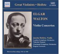 Elgar / Walton: Violin Concertos (Great Violinists) by Jascha Heifetz (2006-08-01)