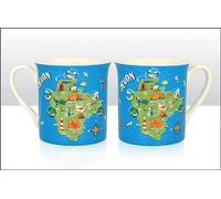 Elgate Devon Map Regal Mug Landmarks Gift Souvenir Cup Tea Coffee