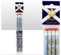Elgate Glasgow Montage Pencil Set, Pack of 4, Scottish Design