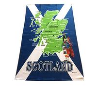 Elgate MAP OF SCOTLAND TEA TOWEL